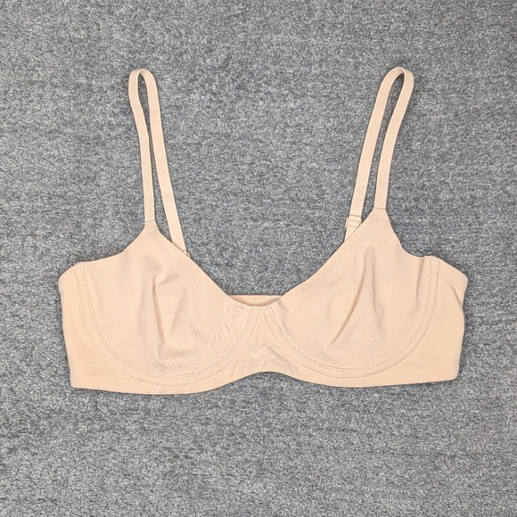 SKIMS Fits Everybody Unlined Demi Bra Tan Women's 36B - Picture 2 of 10